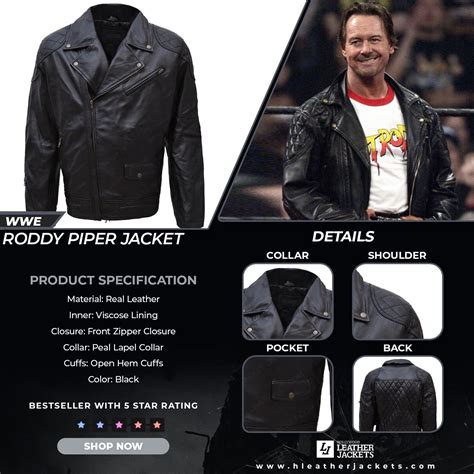 rowdy roddy piper replica jacket